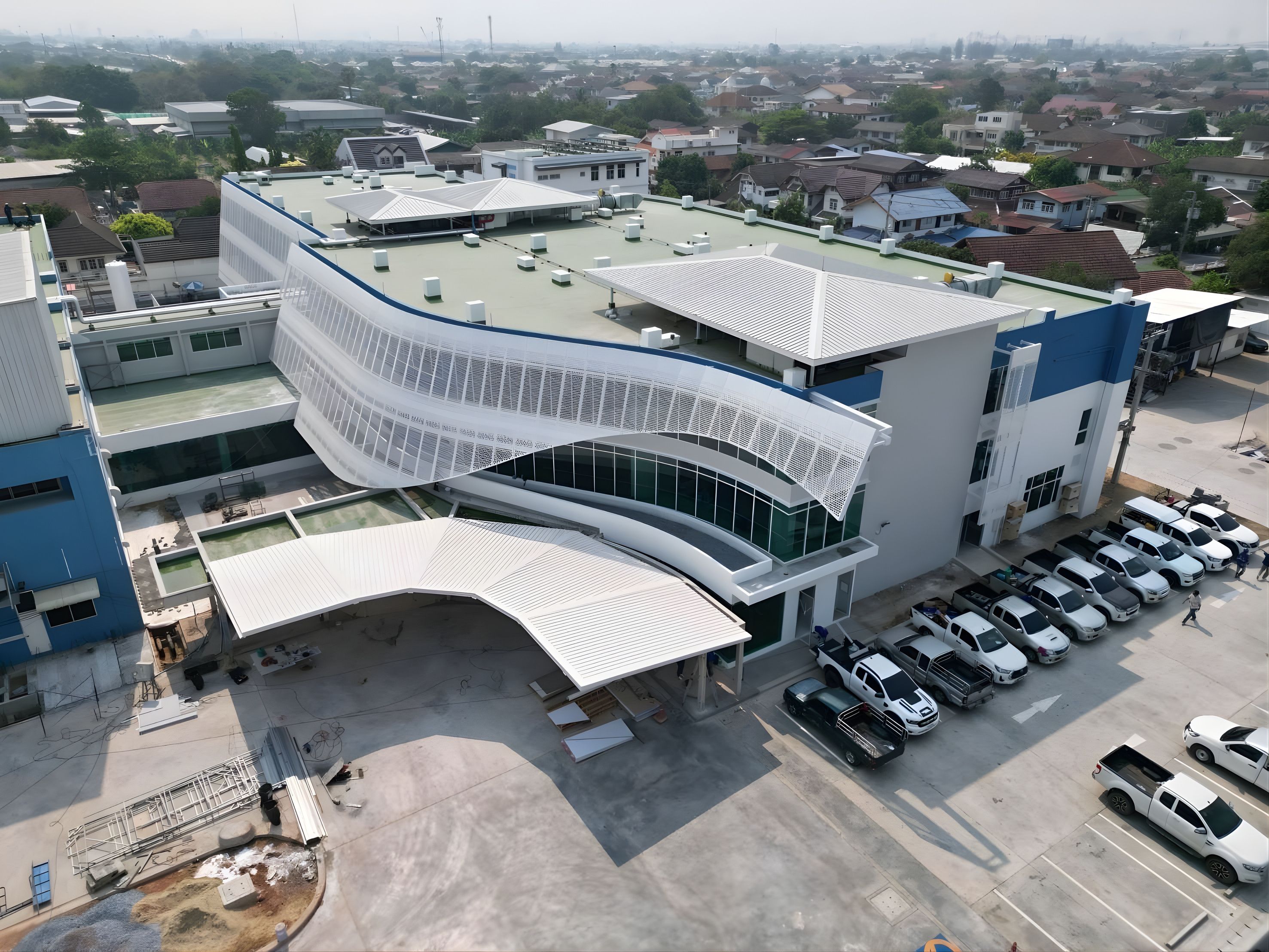 Aerial view of Thonburi2 Hospital