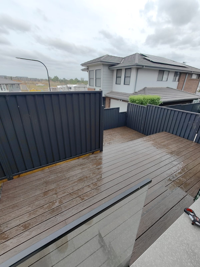 Timber deck — build to finish — after