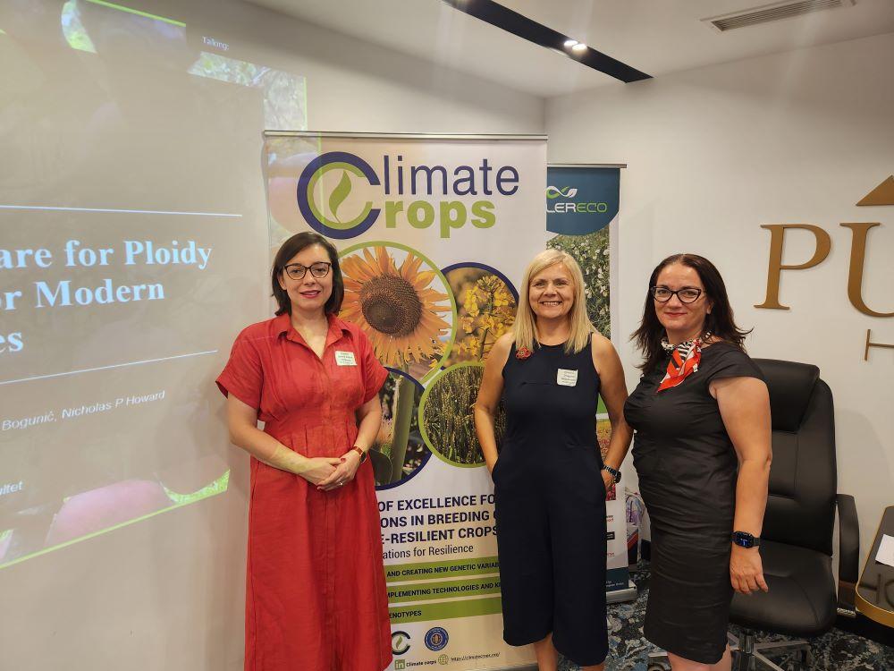 Učešće na naučnoj konferenciji u organizaciji Centra izuzetnih vrednosti za inovacije u oplemeljivanju biljaka tolerantnih na promjene klime "CLIMATE CROPS"Instituta za ratarstvo i povrtarstvo iz Novog Sada