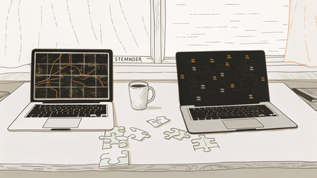 Hotel operator's desk contrasting strong OTA distribution grid with a missing AI communication capability