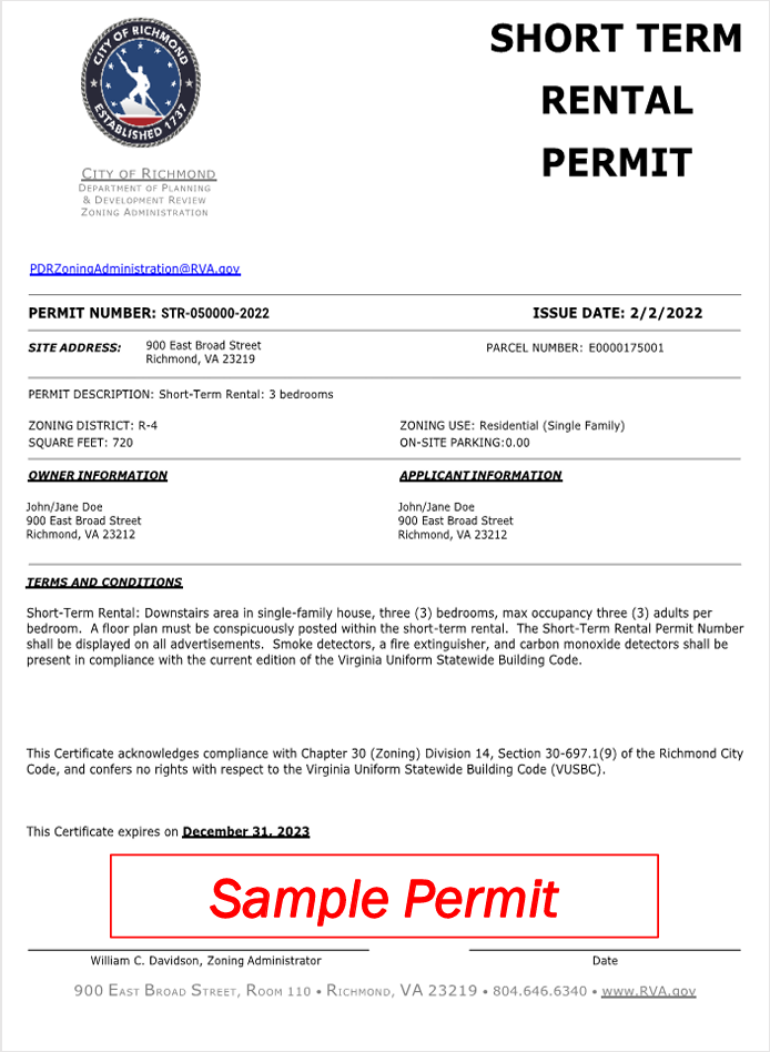 Managing Short Term Rentals - rental business license registration