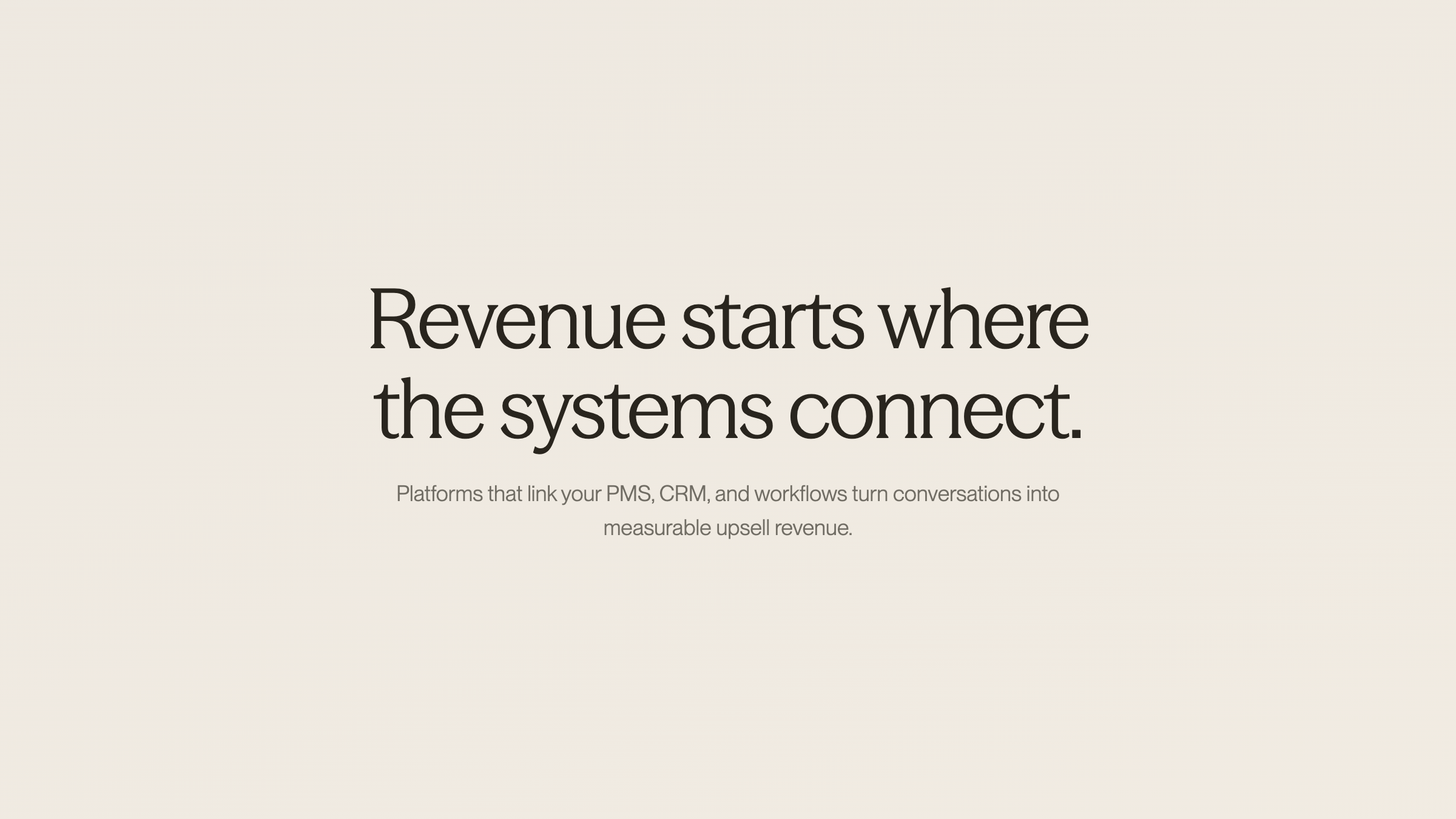 Connection between communication tools and hotel management systems