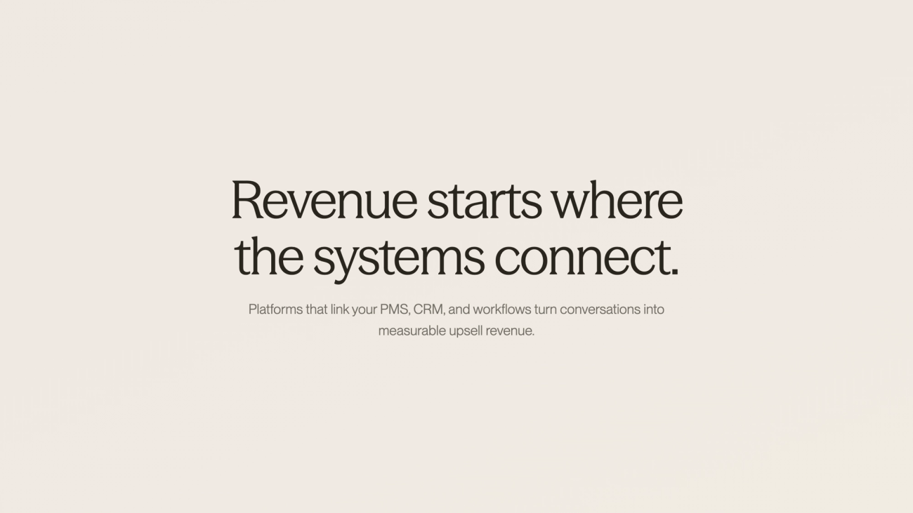 Connection between communication tools and hotel management systems