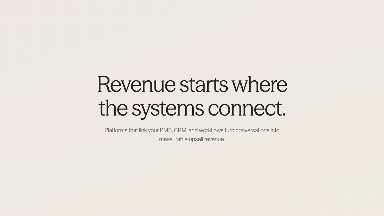 Connection between communication tools and hotel management systems