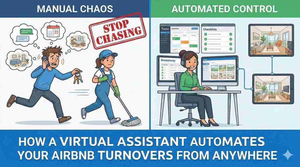 Short Term Rental Automation - turnover cleaning scheduler automate
