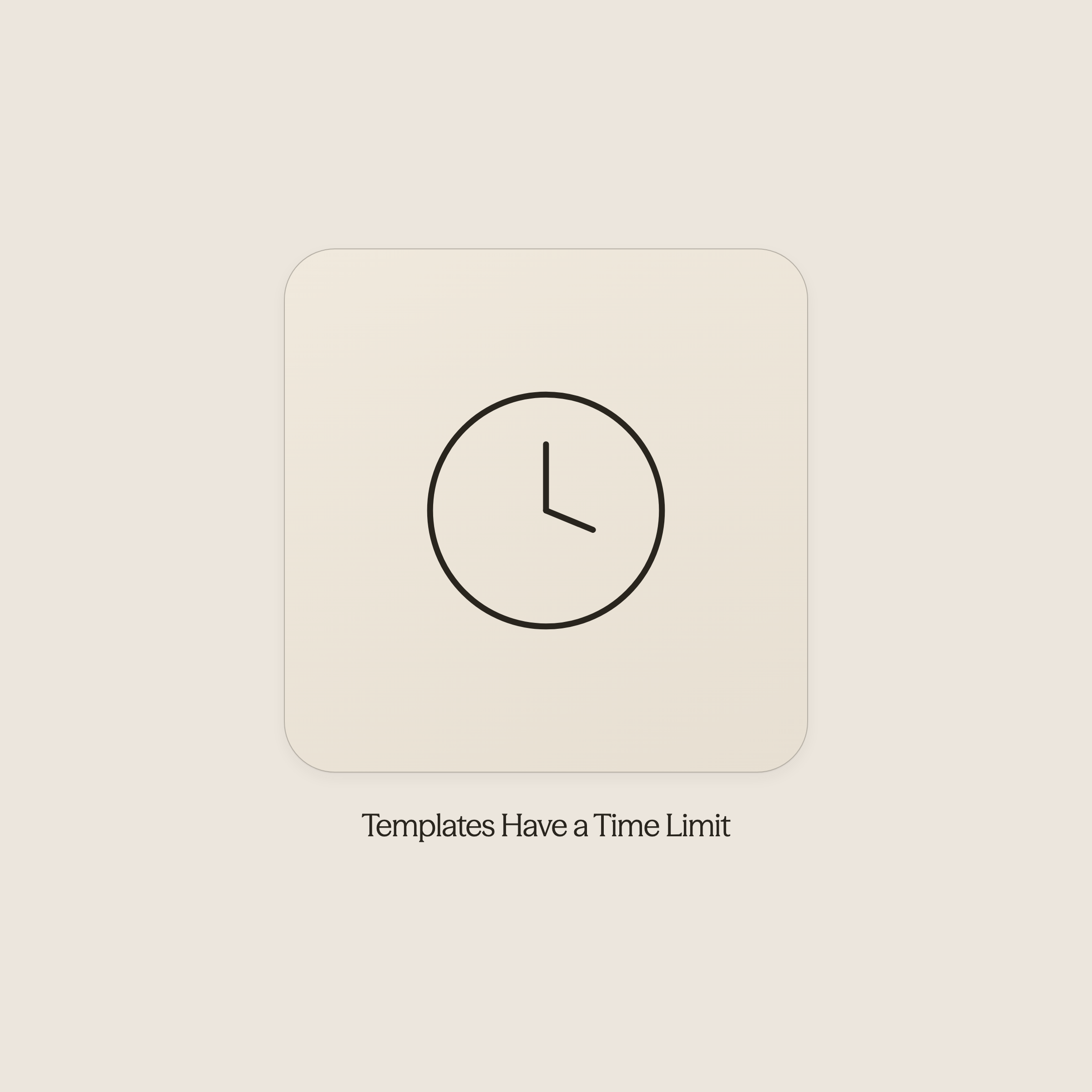 Clock icon representing automation time limits