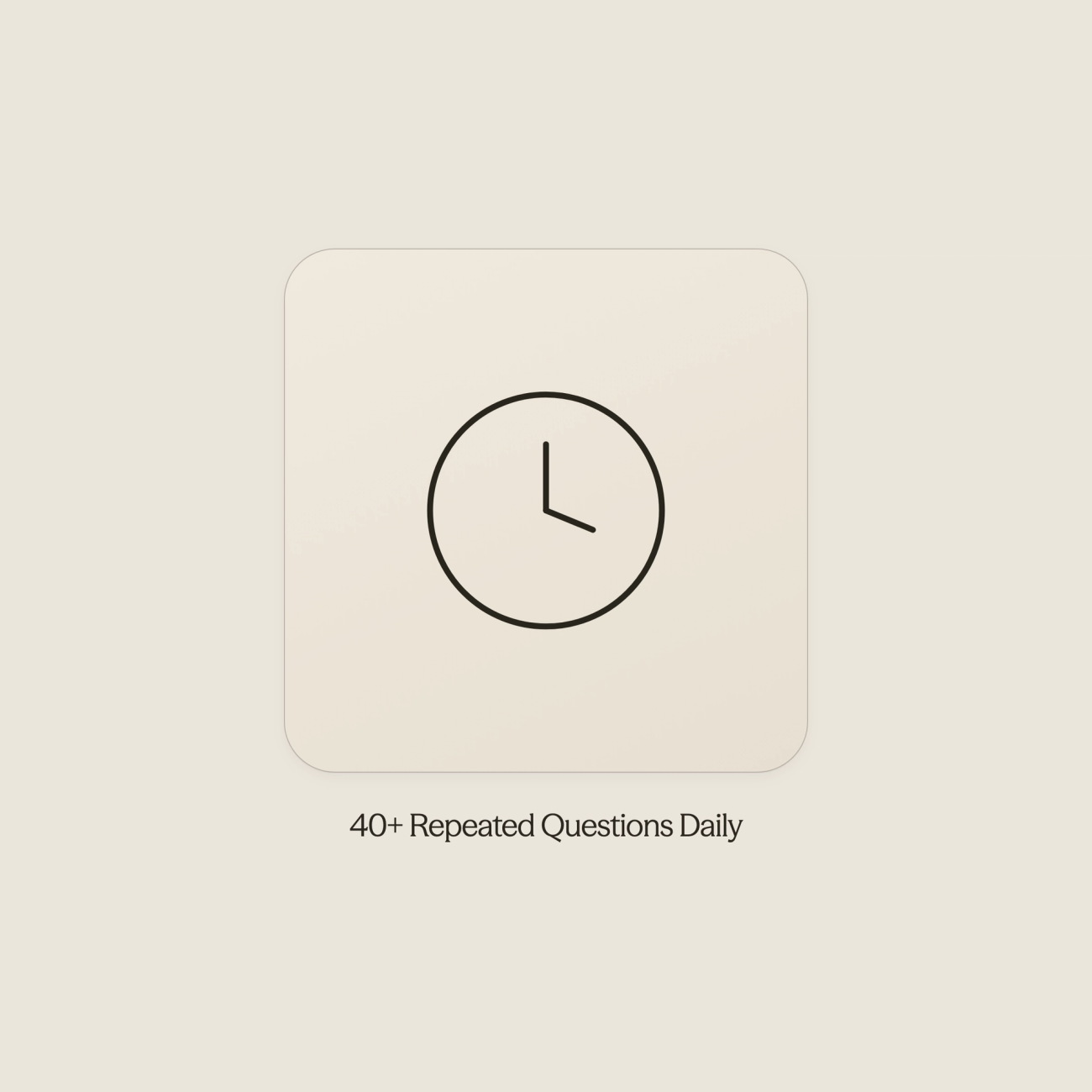 Clock icon highlighting time savings - Artificial Intelligence in the Hotel Industry 