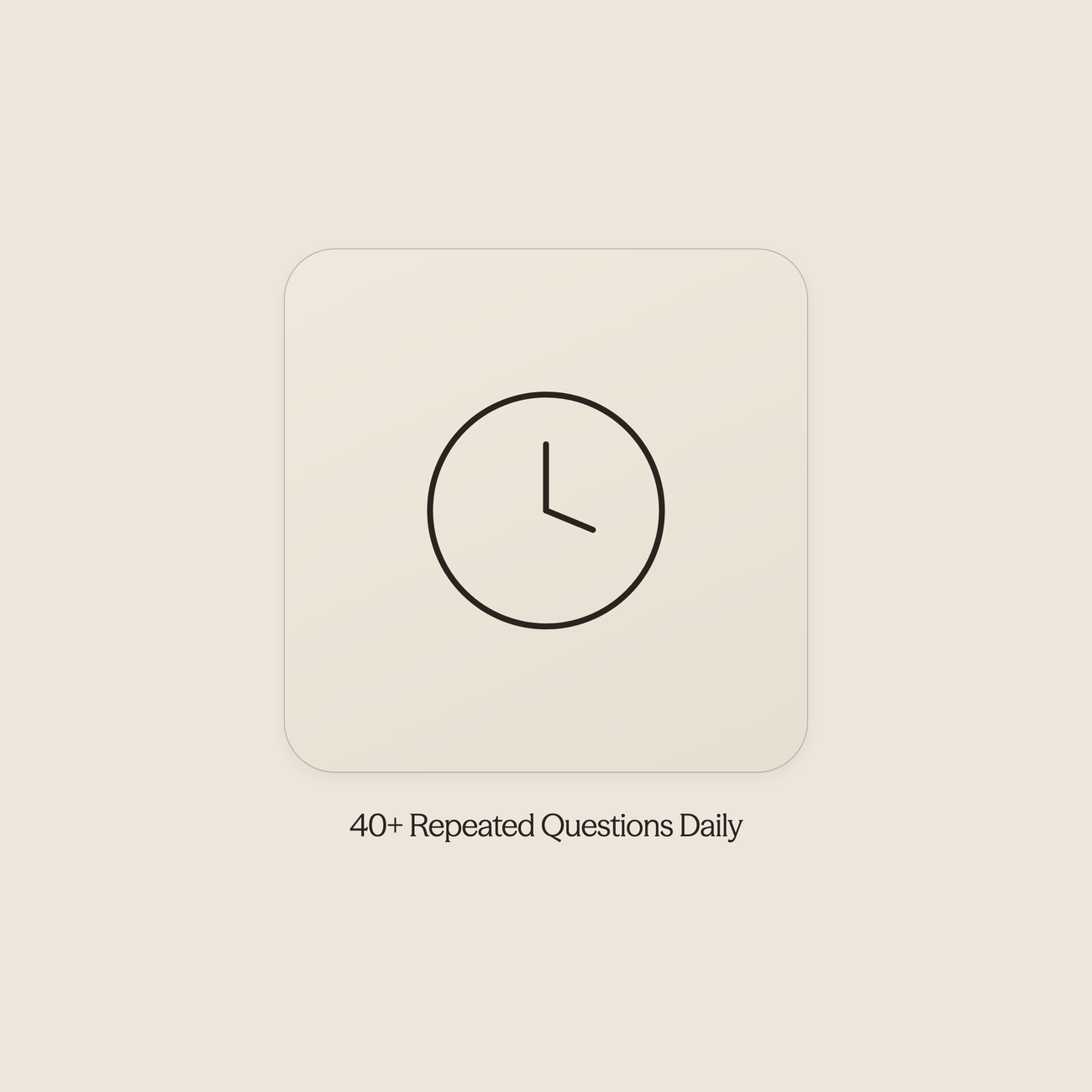 Clock icon highlighting time savings - Artificial Intelligence in the Hotel Industry