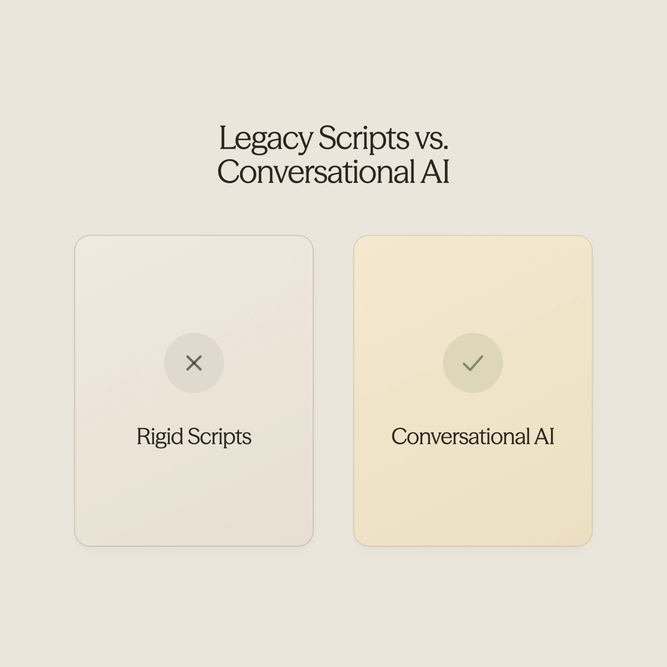  Comparison between legacy and modern chatbot capabilities
