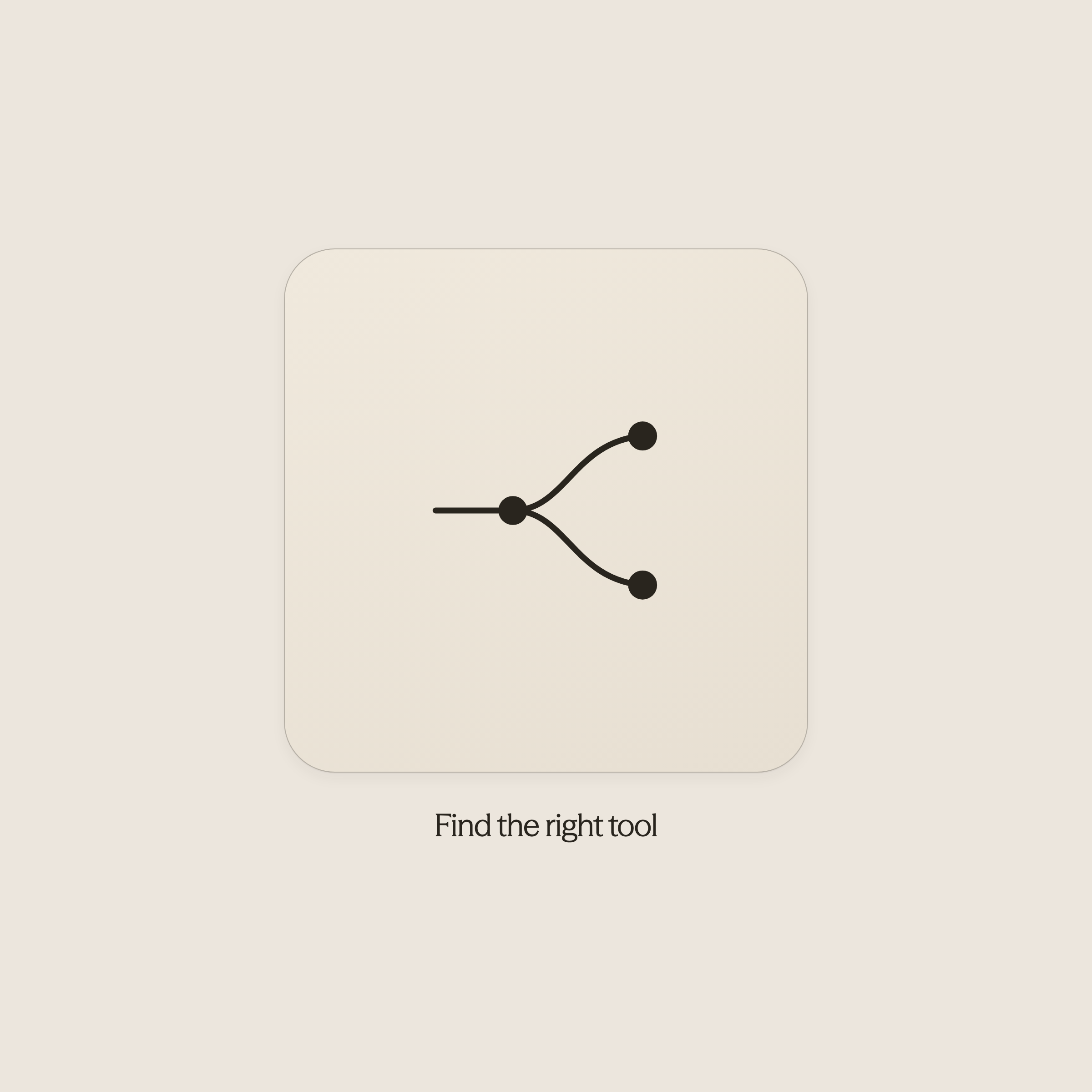 AI tool icon splitting into different hotel solution paths