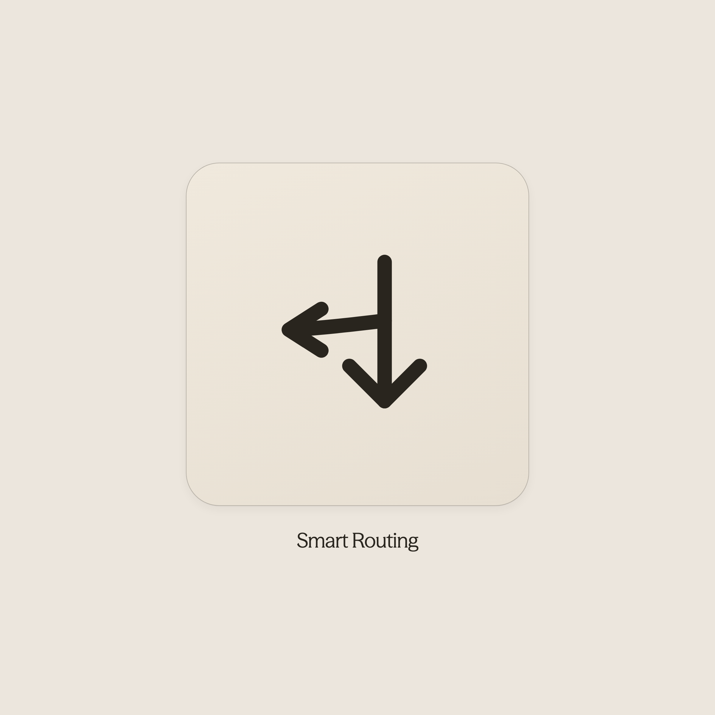 Icon showing message routing between automation and human handling