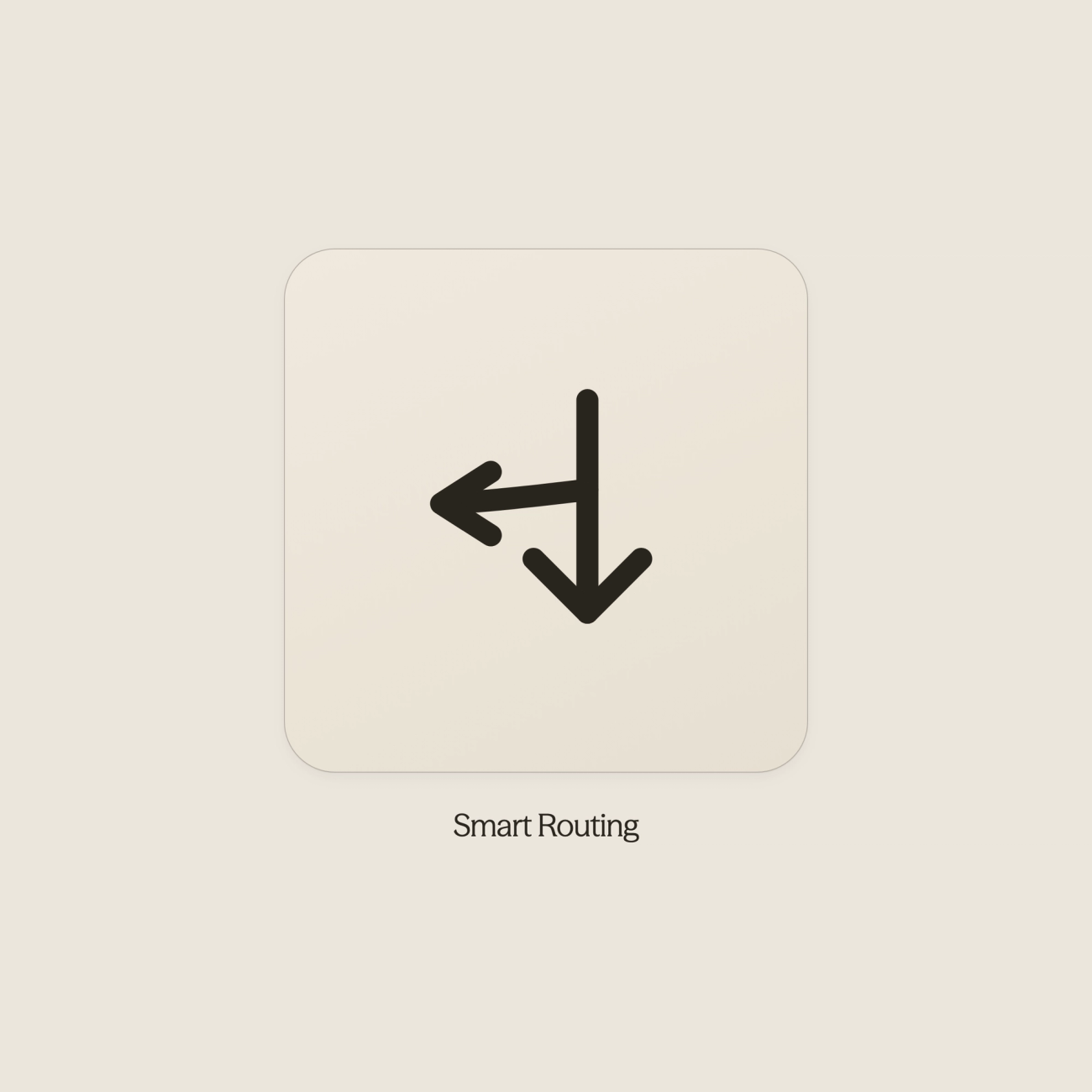 Icon showing message routing between automation and human handling