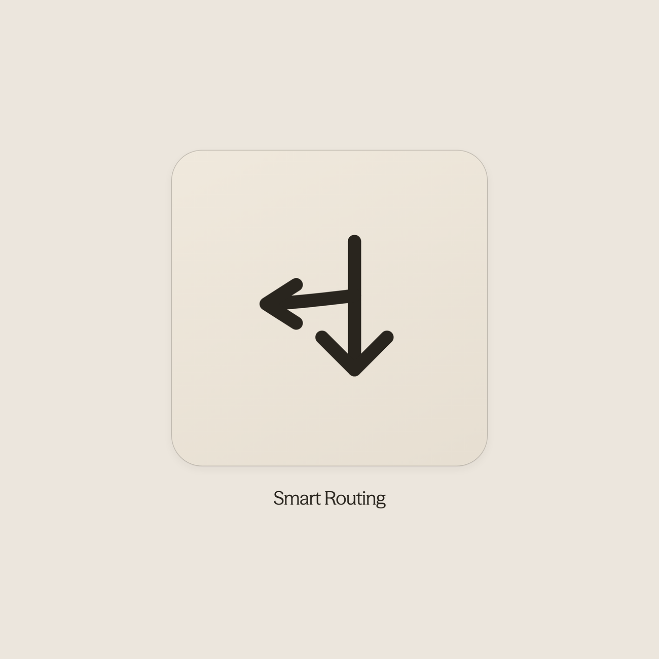 Icon showing message routing between automation and human handling
