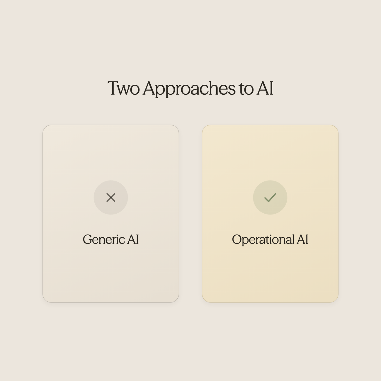 Split scene showing generic AI confusion versus operational awareness - AI For Airbnb Hosts