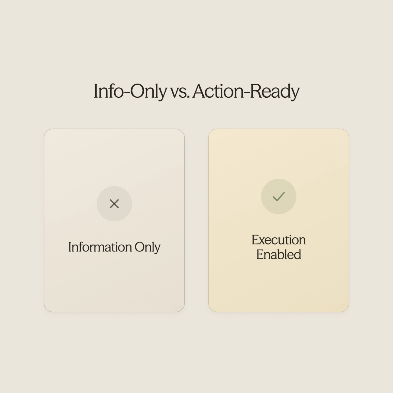  Comparison between information-focused and action-focused chatbot approaches