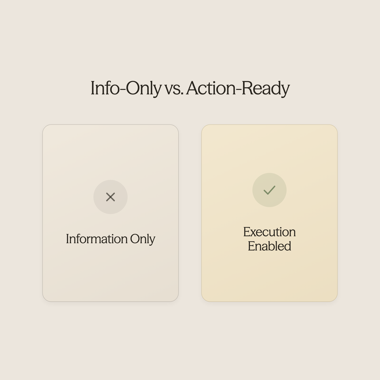 Comparison between information-focused and action-focused chatbot approaches