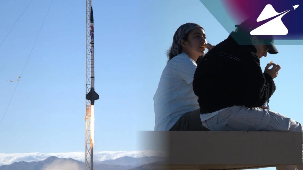 Launching one of the biggest student hybrid rockets in the world!