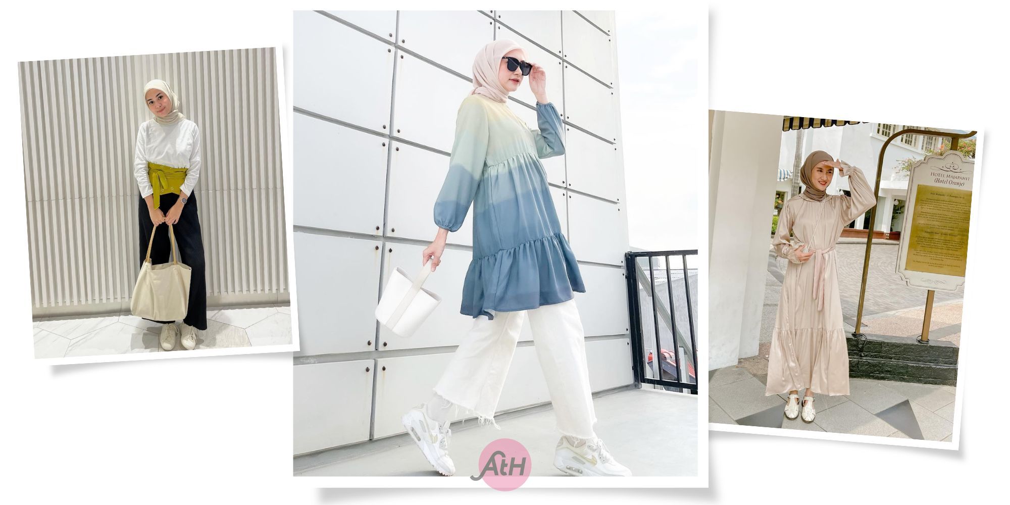 7 Ide Outfit Hijab Kasual Dengan Masker Dan Tutorialnya! | All Things ...