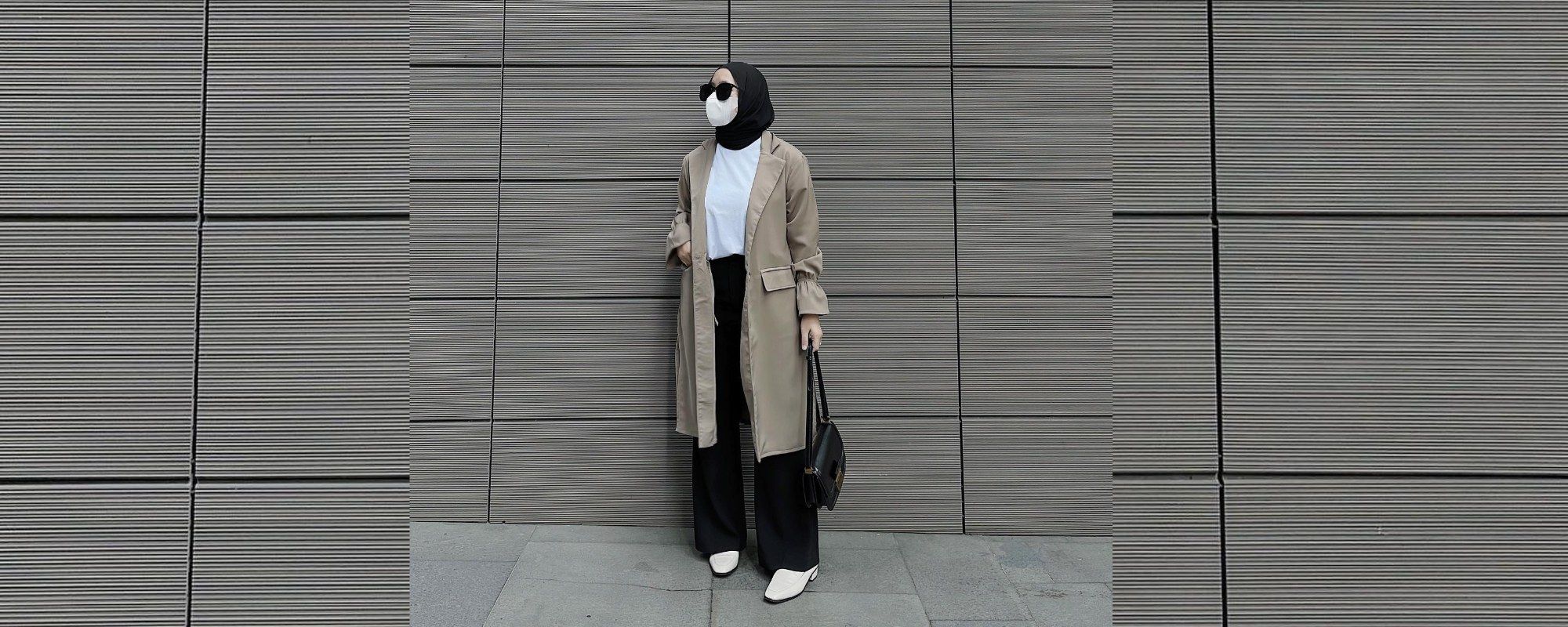 10 Inspirasi Padu Padan OOTD Monokrom Hijab yang Stylish | All Things Beauty Indonesia