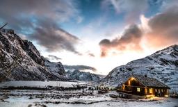 La noche polar en las Islas Lofoten