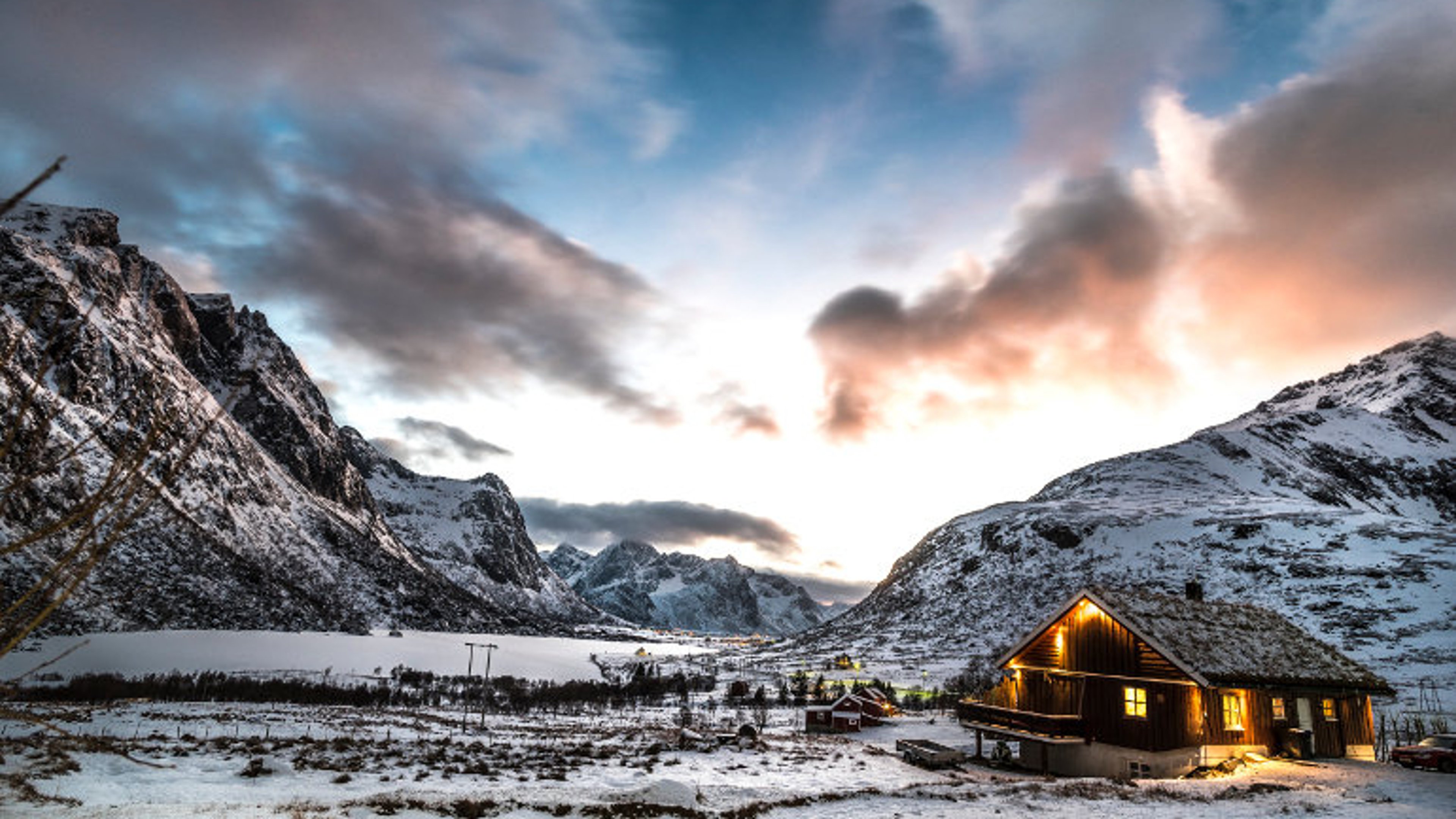La noche polar en las Islas Lofoten