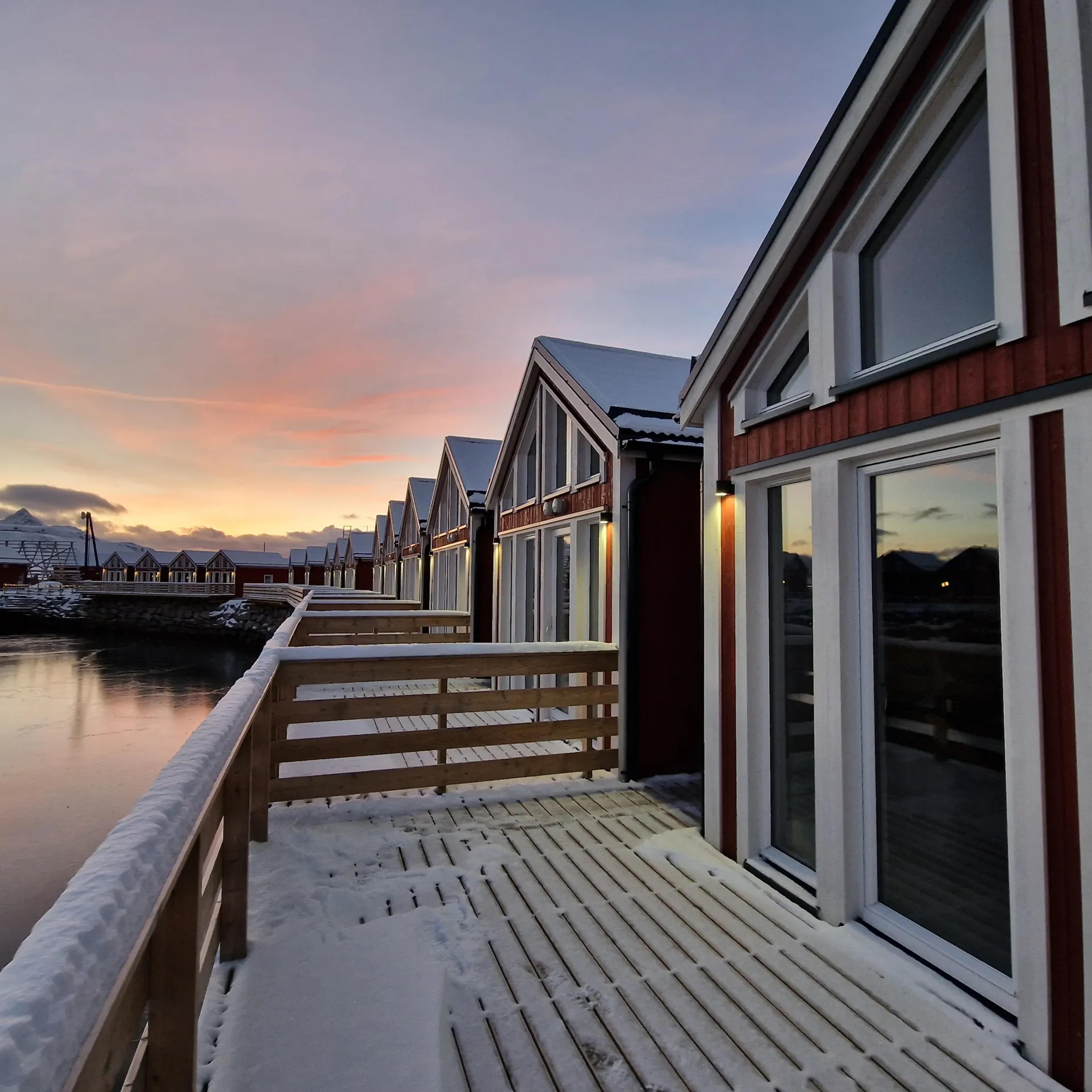 Nuestro alojamiento principal, en las Islas Lofoten