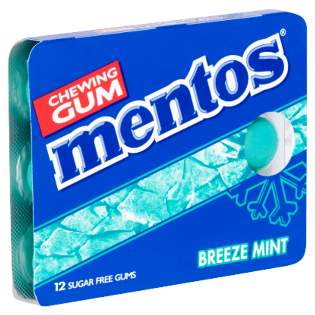 Mentos Gum Breeze Mint pakje Mentos België