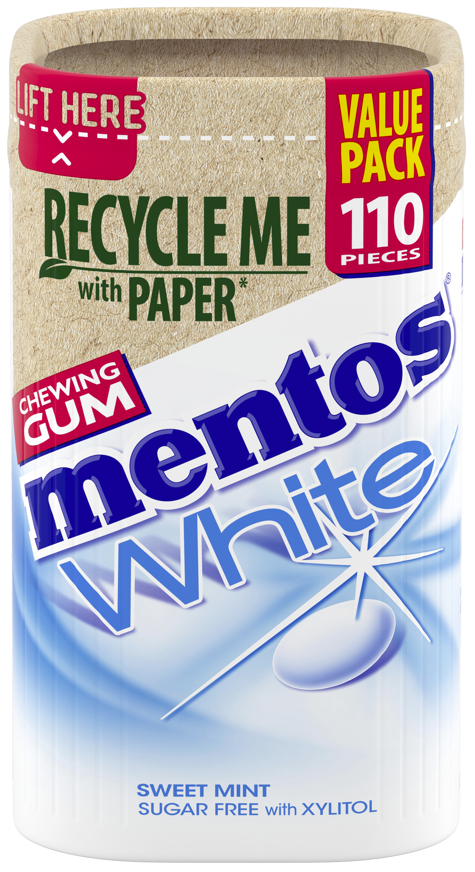 Mentos Gum White - Sweet Mint