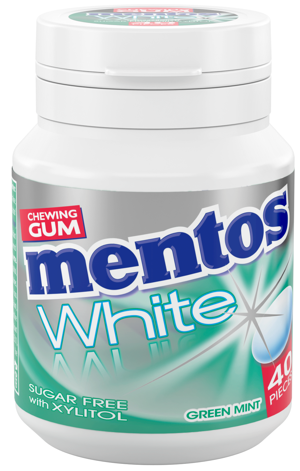 Mentos Gum White - Green Mint