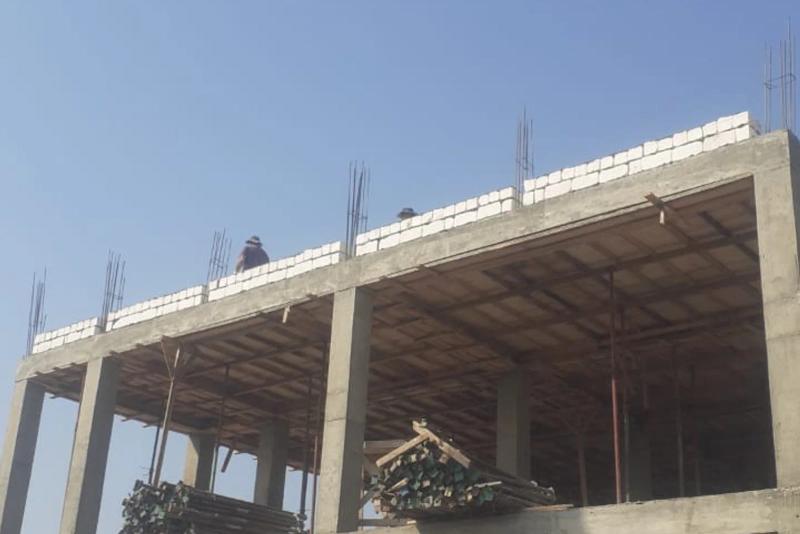 Yaşayış binasının dəmir-beton karkası və hörgü işləri