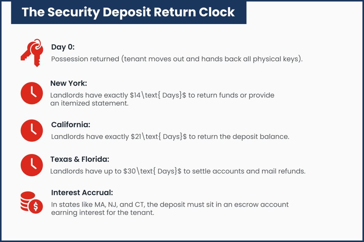 The Security Deposit Return Clock