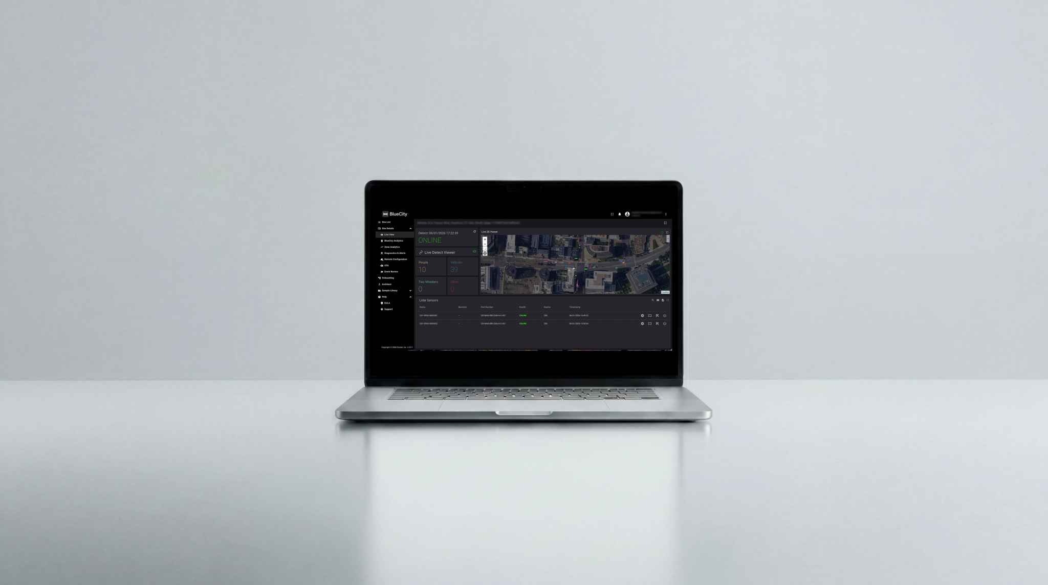 Ouster mockup macbook