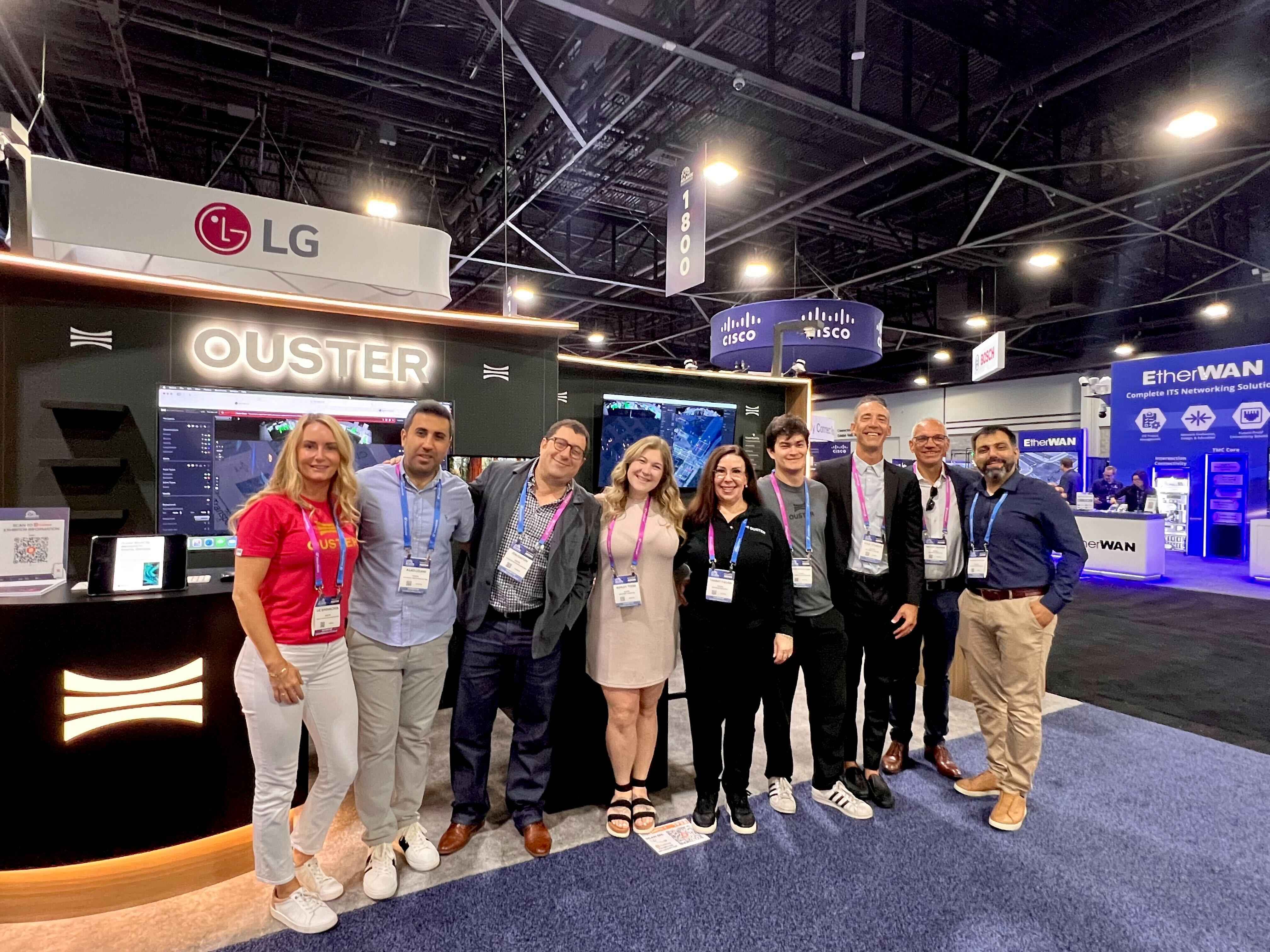 Ouster booth ITS World Congress