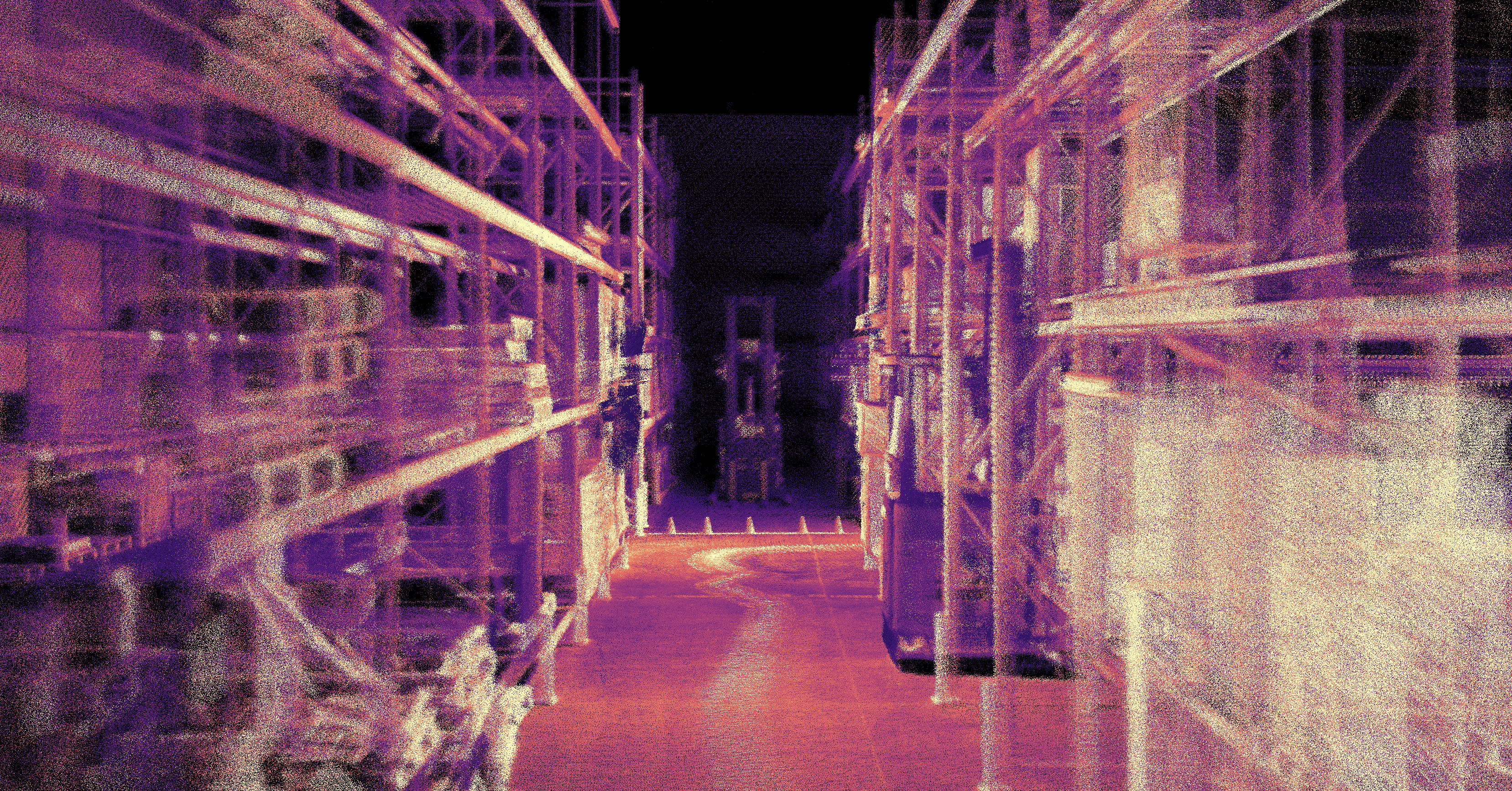Warehouse Aisle SLAM