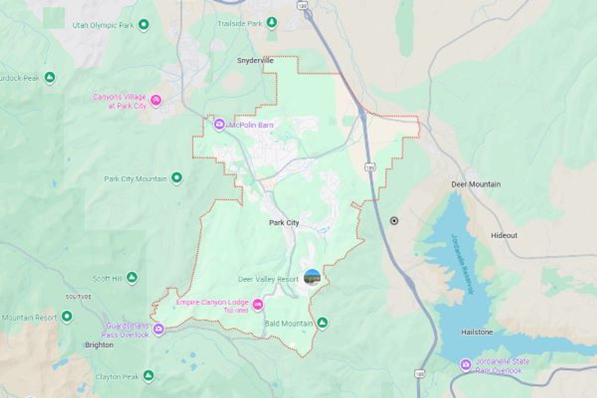 Map of Park City