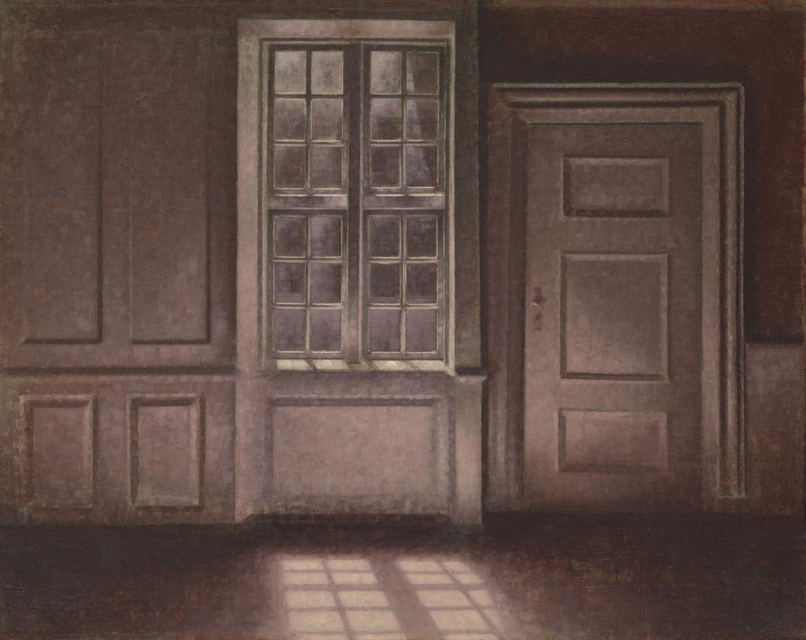 Moonlight, Strandgade 30 by Vilhelm Hammershøi
