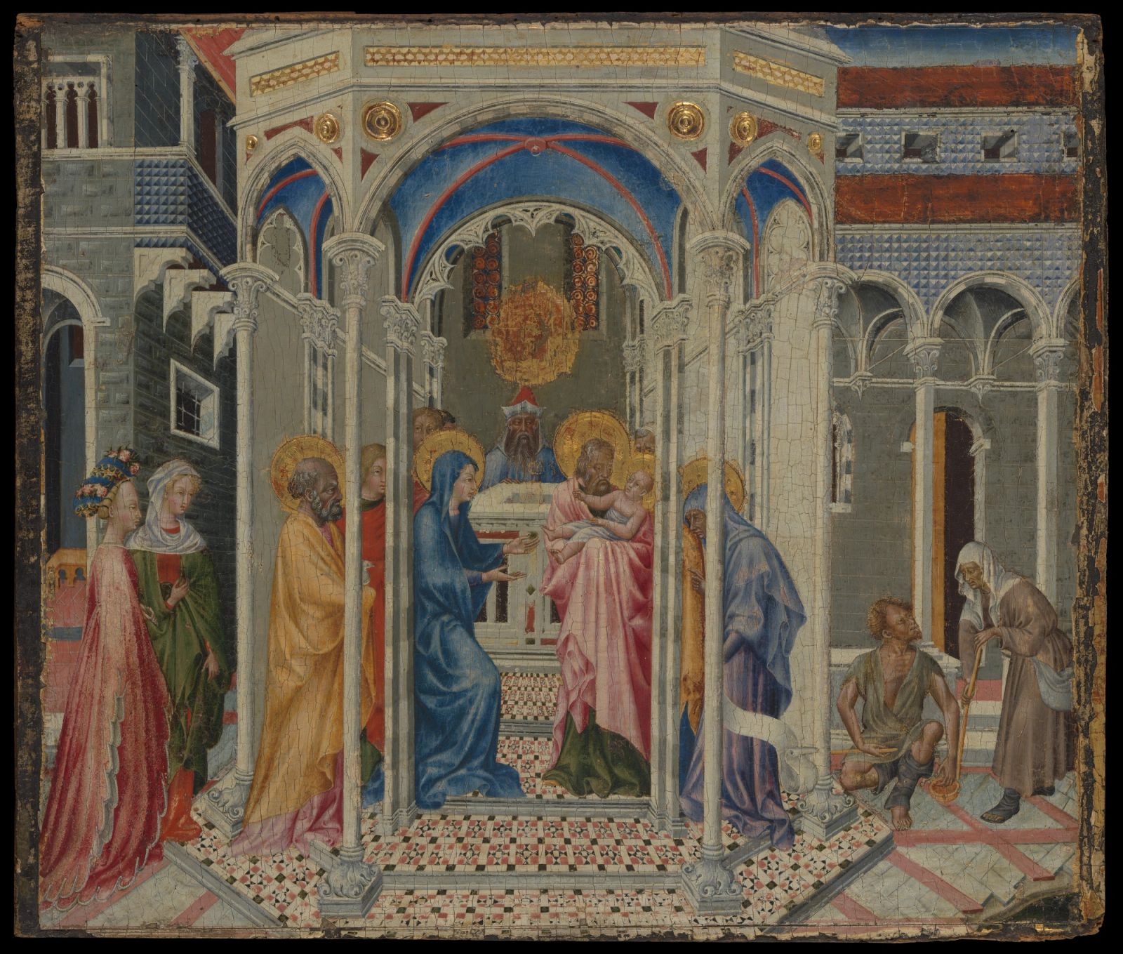 The Presentation of Christ in the Temple by Giovanni di Paolo (Giovanni di Paolo di Grazia)