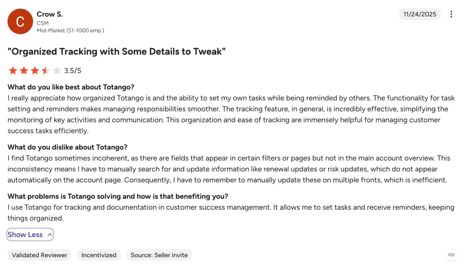 Totango review