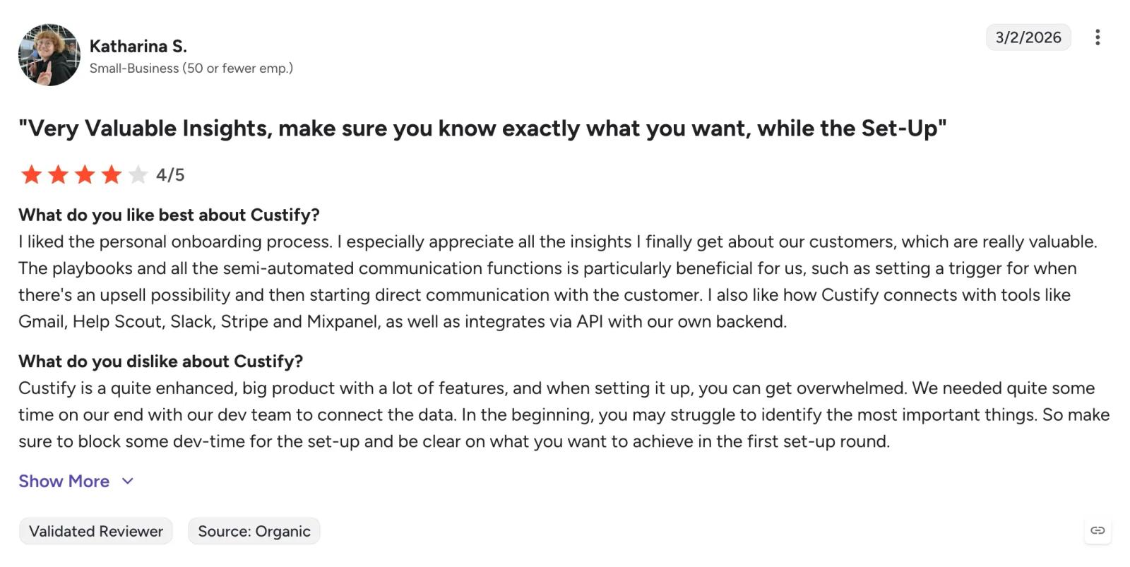Custify review