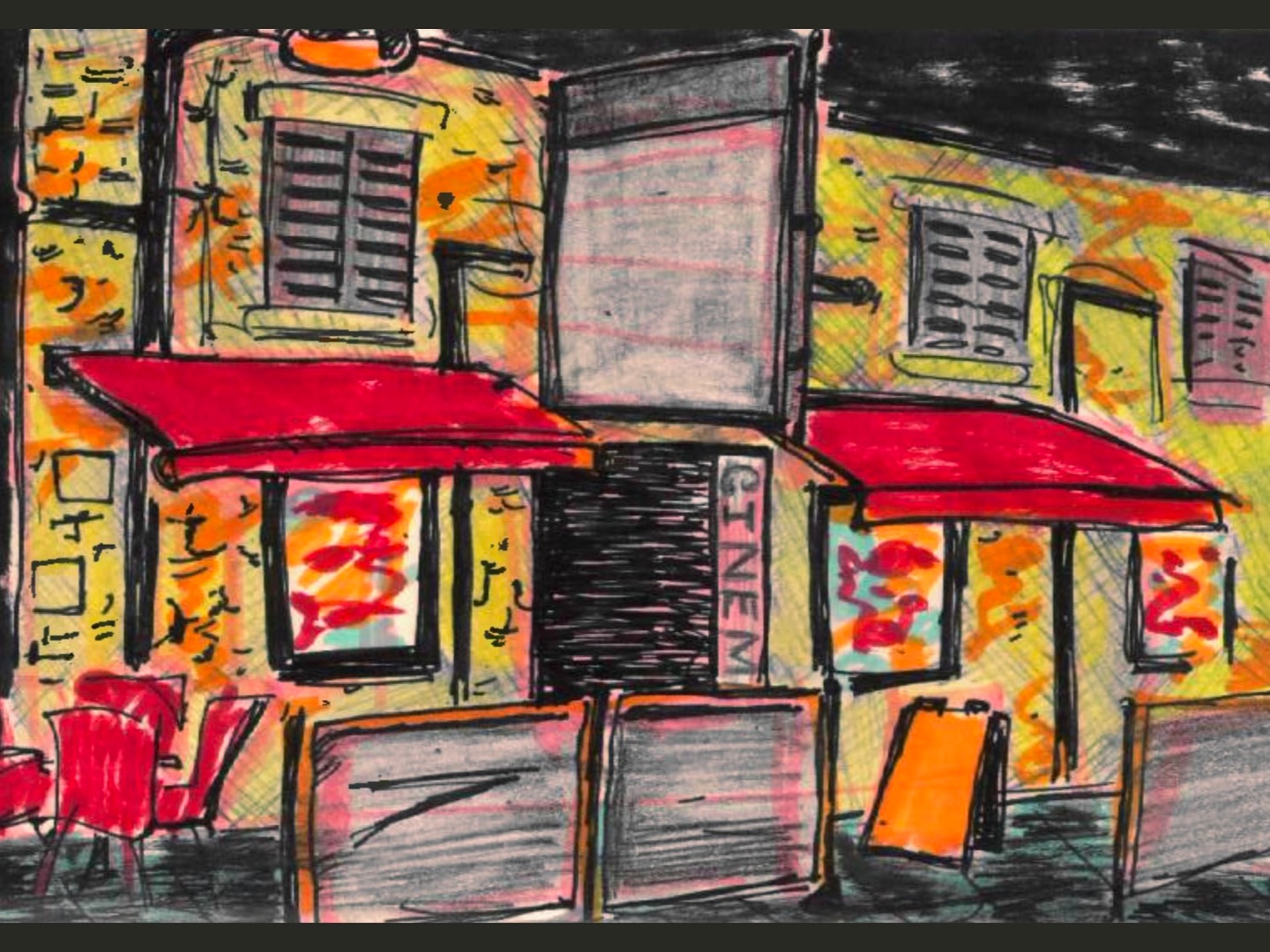 The view from Venn Street.