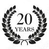 Logo for: 20 år