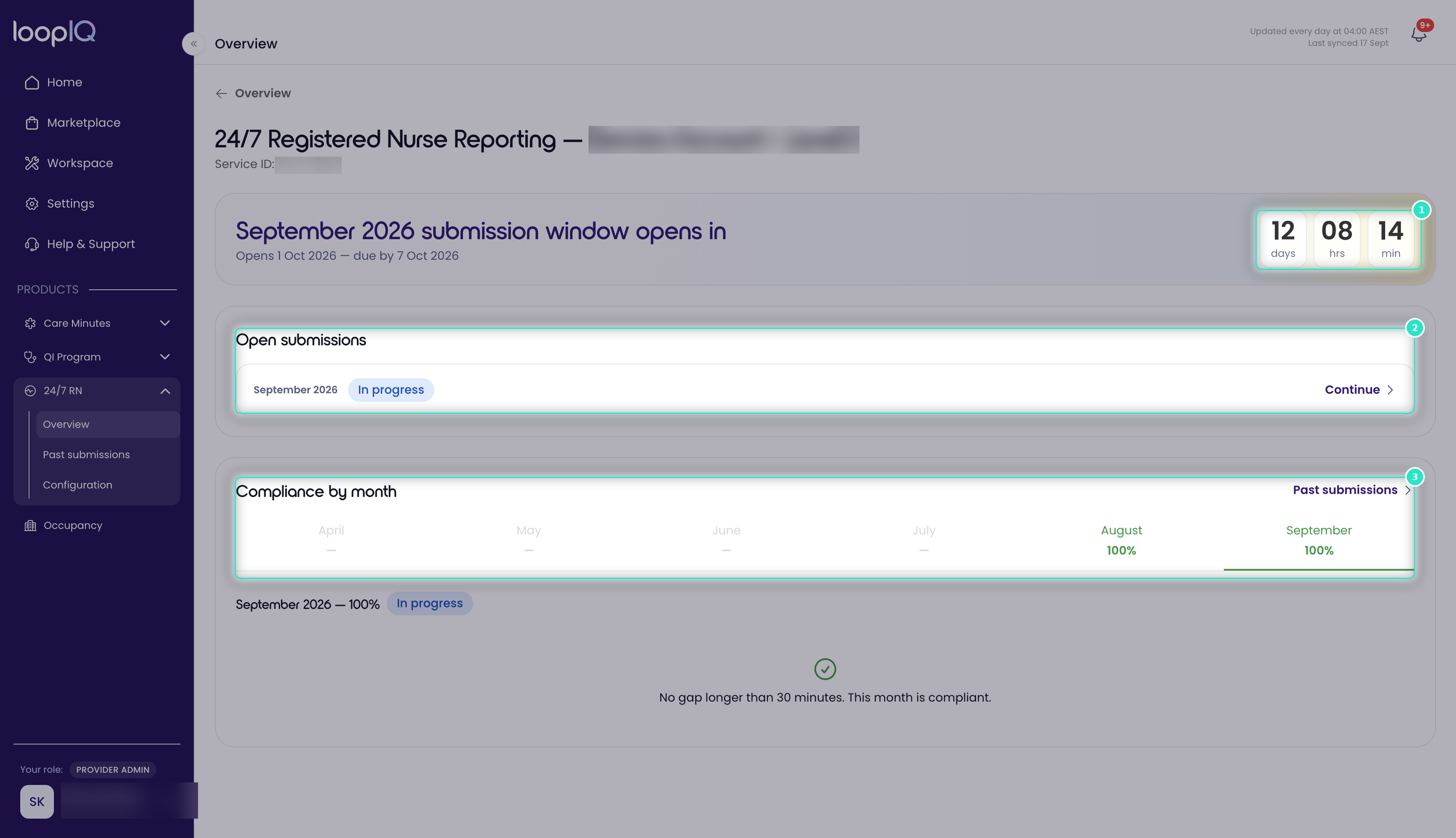 Review your facilities details