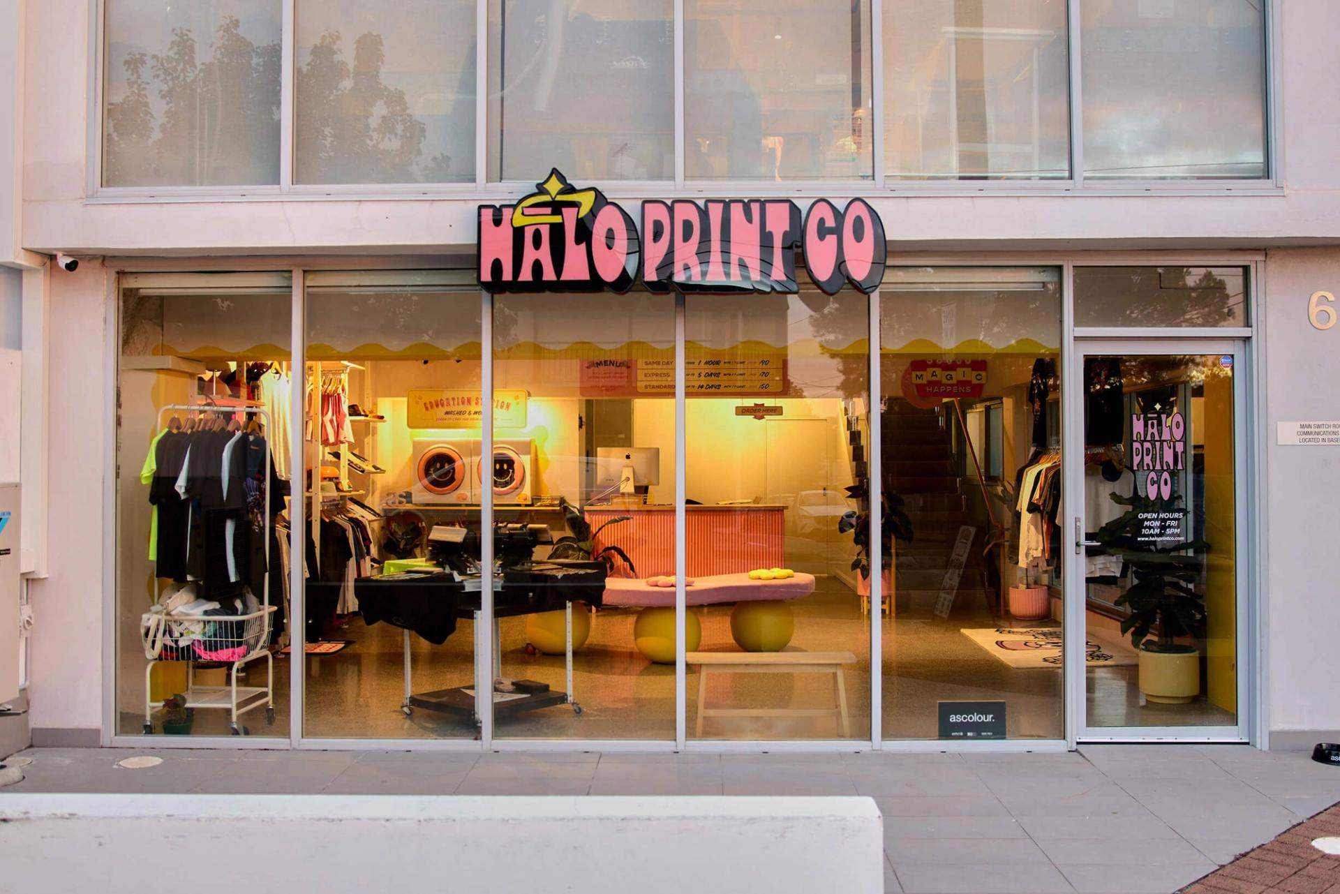 Halo Print Co storefront