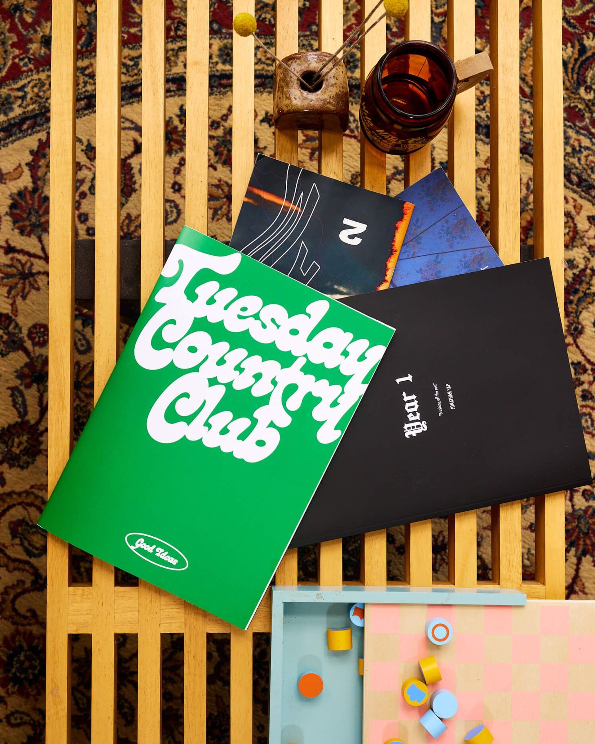 Converse zine display