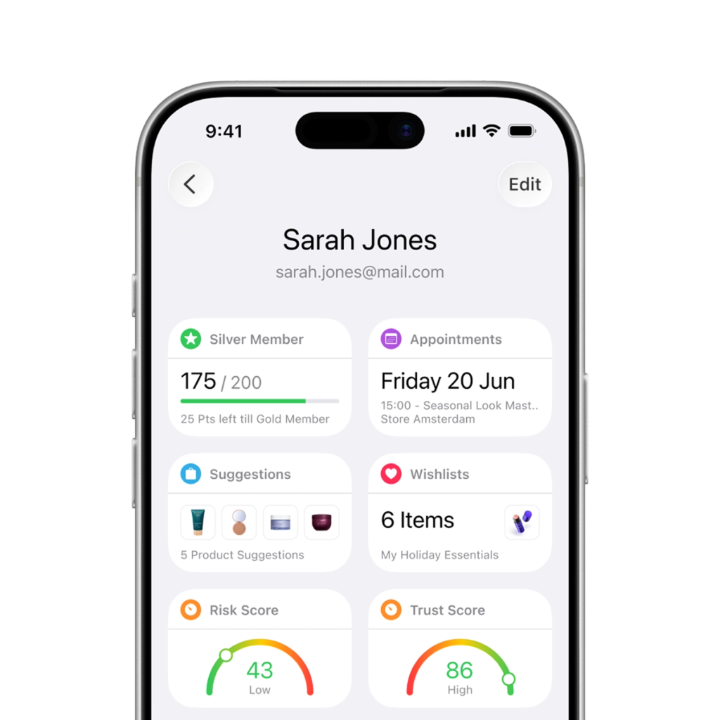 Loyalty App interface