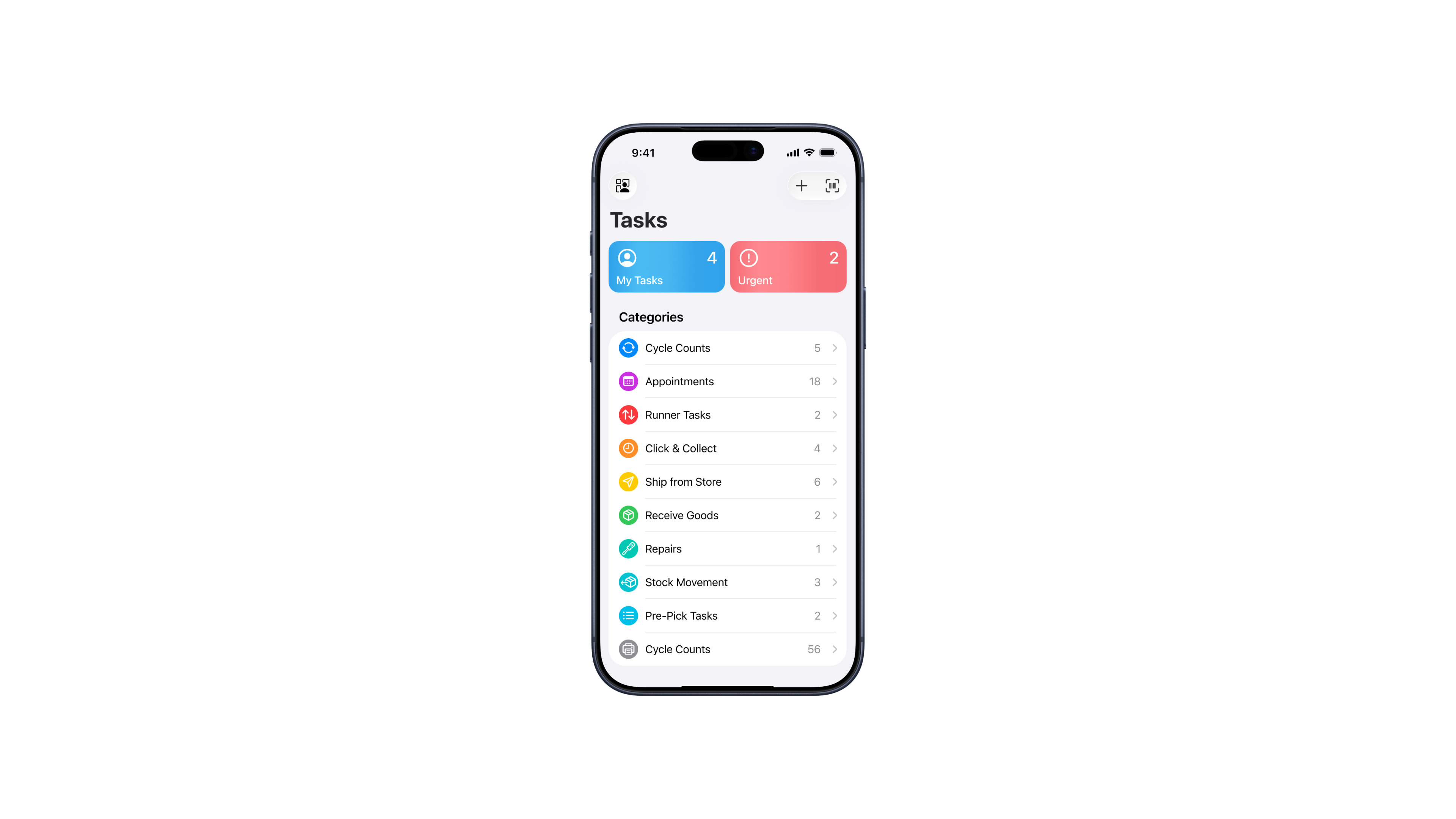 Task App interface