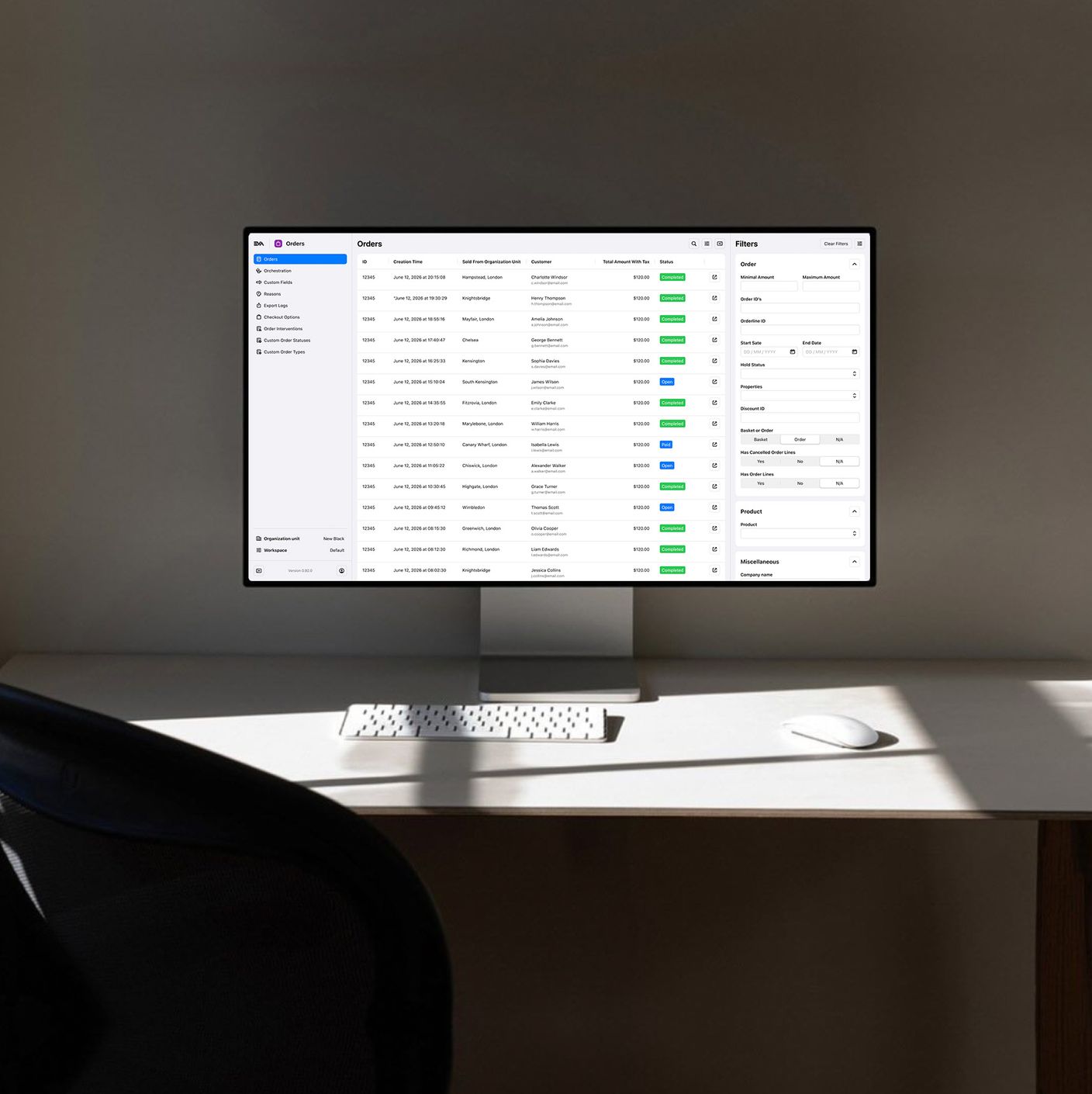Order Management hero