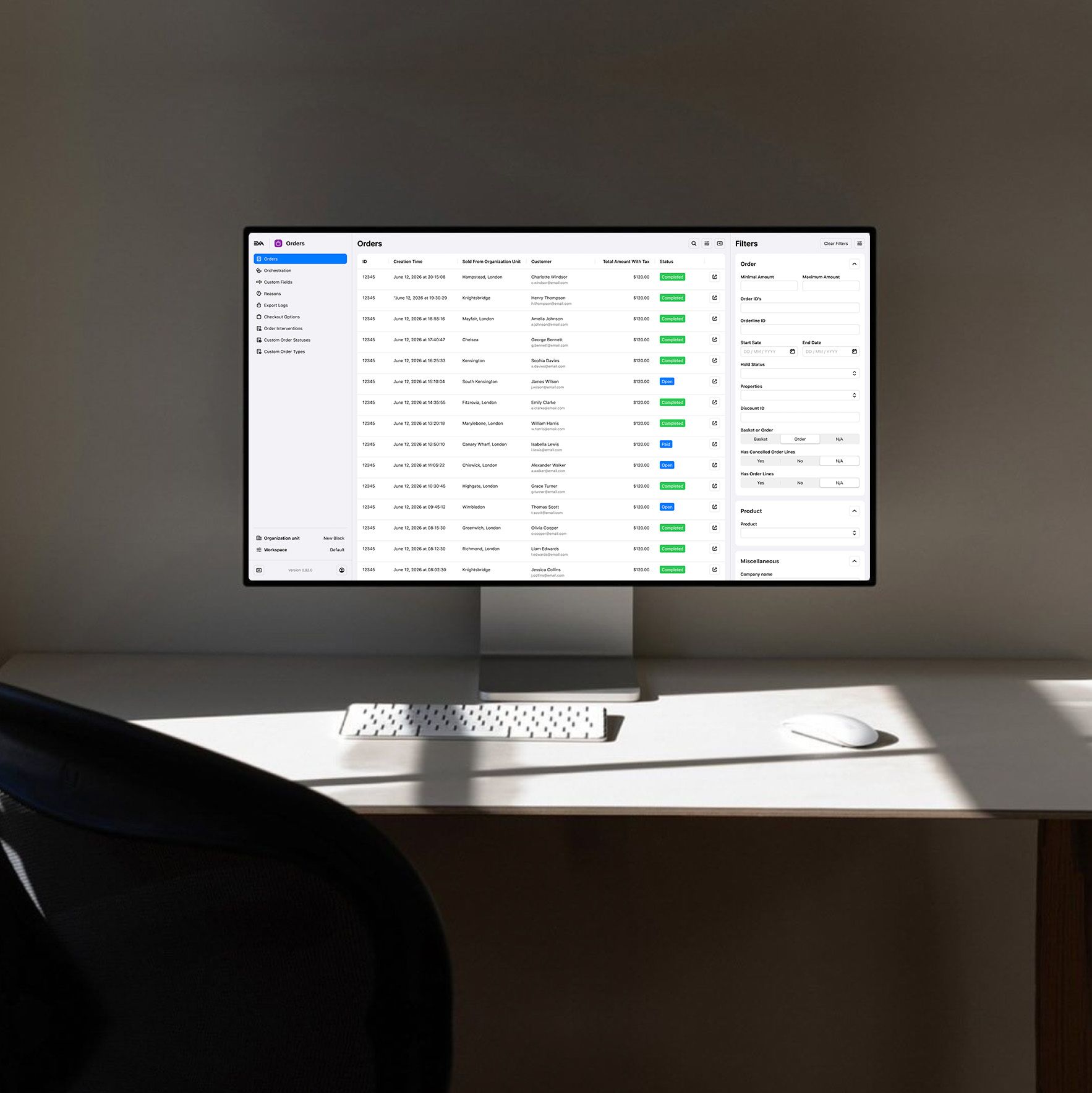 Order Management hero