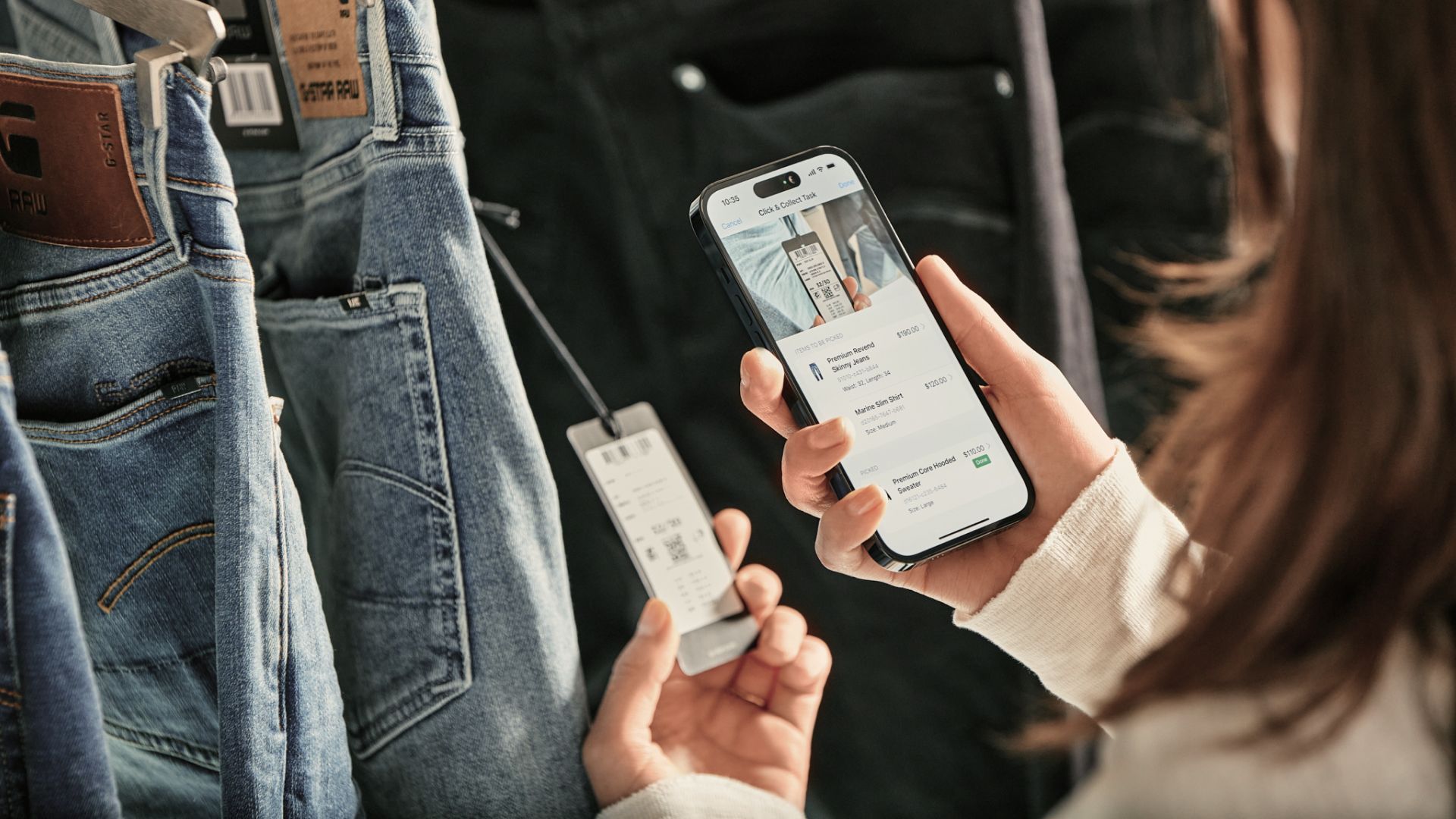 Mobile POS jeans