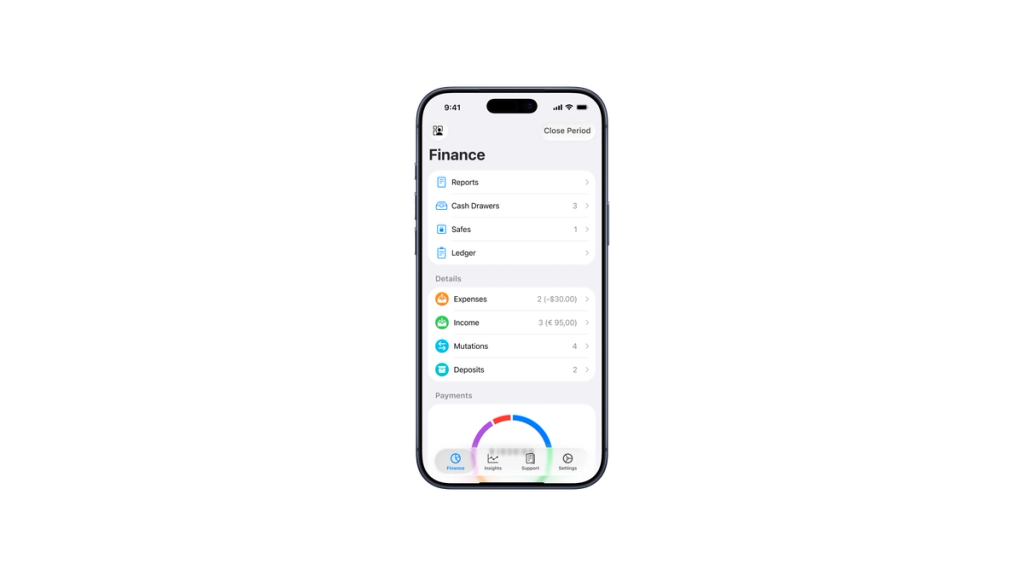 Control App interface